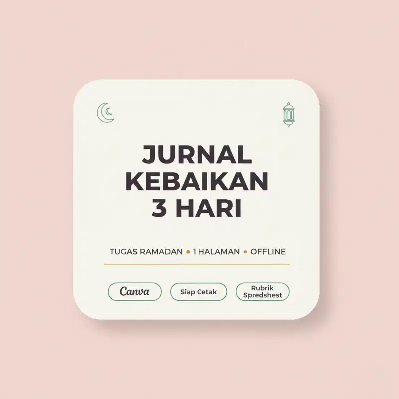 Jurnal Kebaikan Ramadhan
