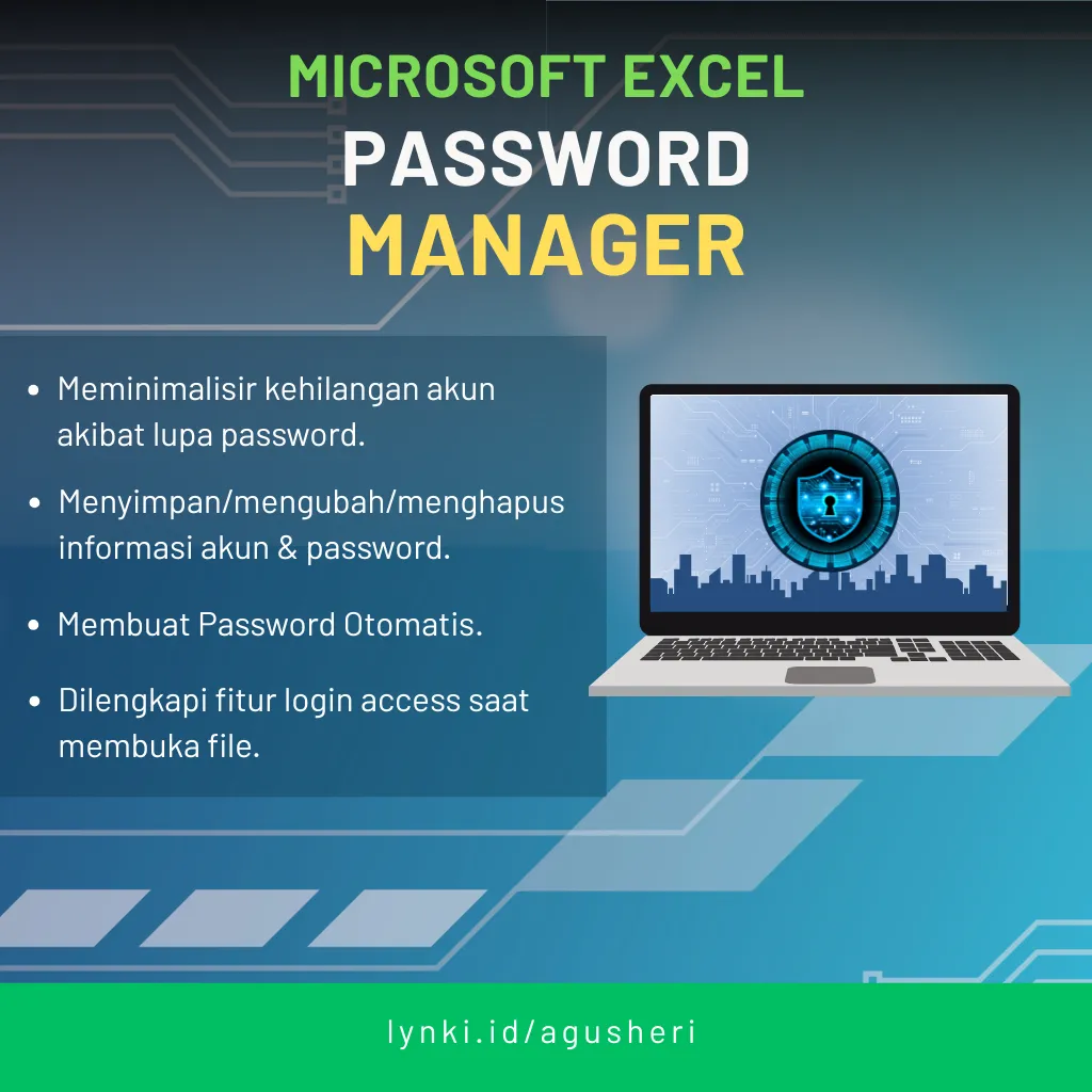 Password Manager Template Excel