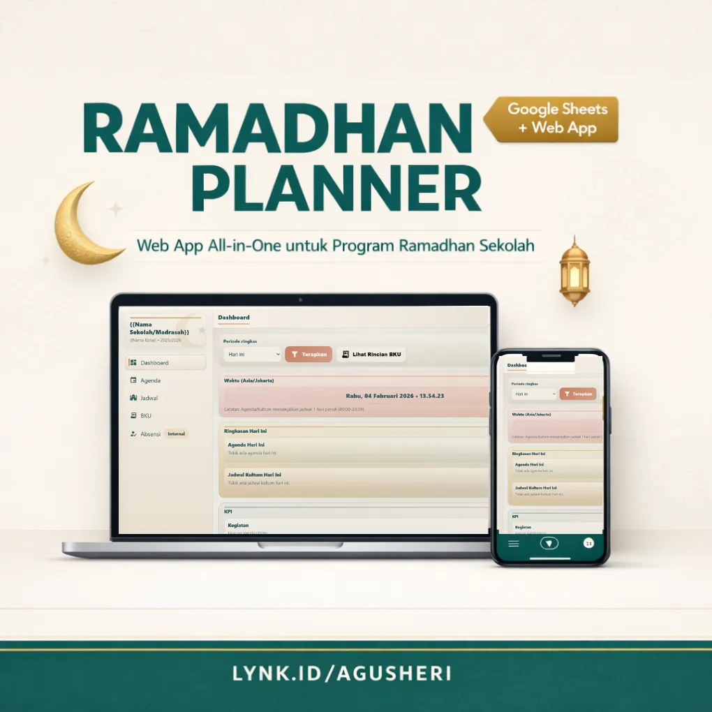 Ramadhan School Planner